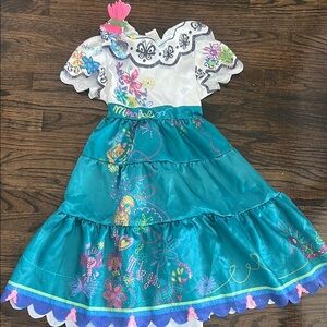 Kids Disney Encanto Mirabel Costume 4-6x